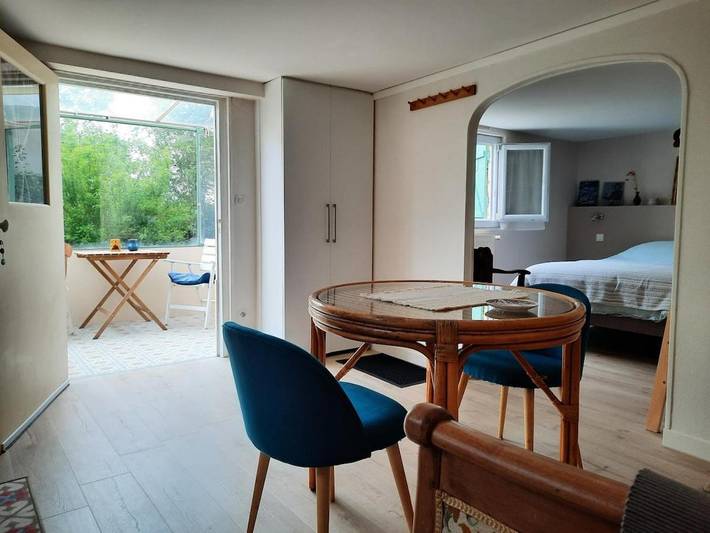 Gîte pour 3 personnes, avec terrasse ainsi que vue et jardin à Giverny - 2