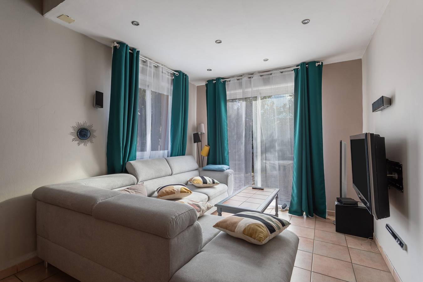 Villa 'Climatise Avec Grande Piscine' avec vue sur les montagnes, Wi-Fi et climatisation in Saint-Laurent-de-la-Salanque, Côte méditerranéenne (France)