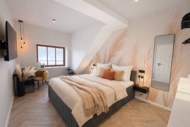 Appartamento intero, The Summit Rooftop Spa Meißen – Attico di Lusso con Jacuzzi, Sauna e Vista Panoramica in Meißen, Meissen Region
