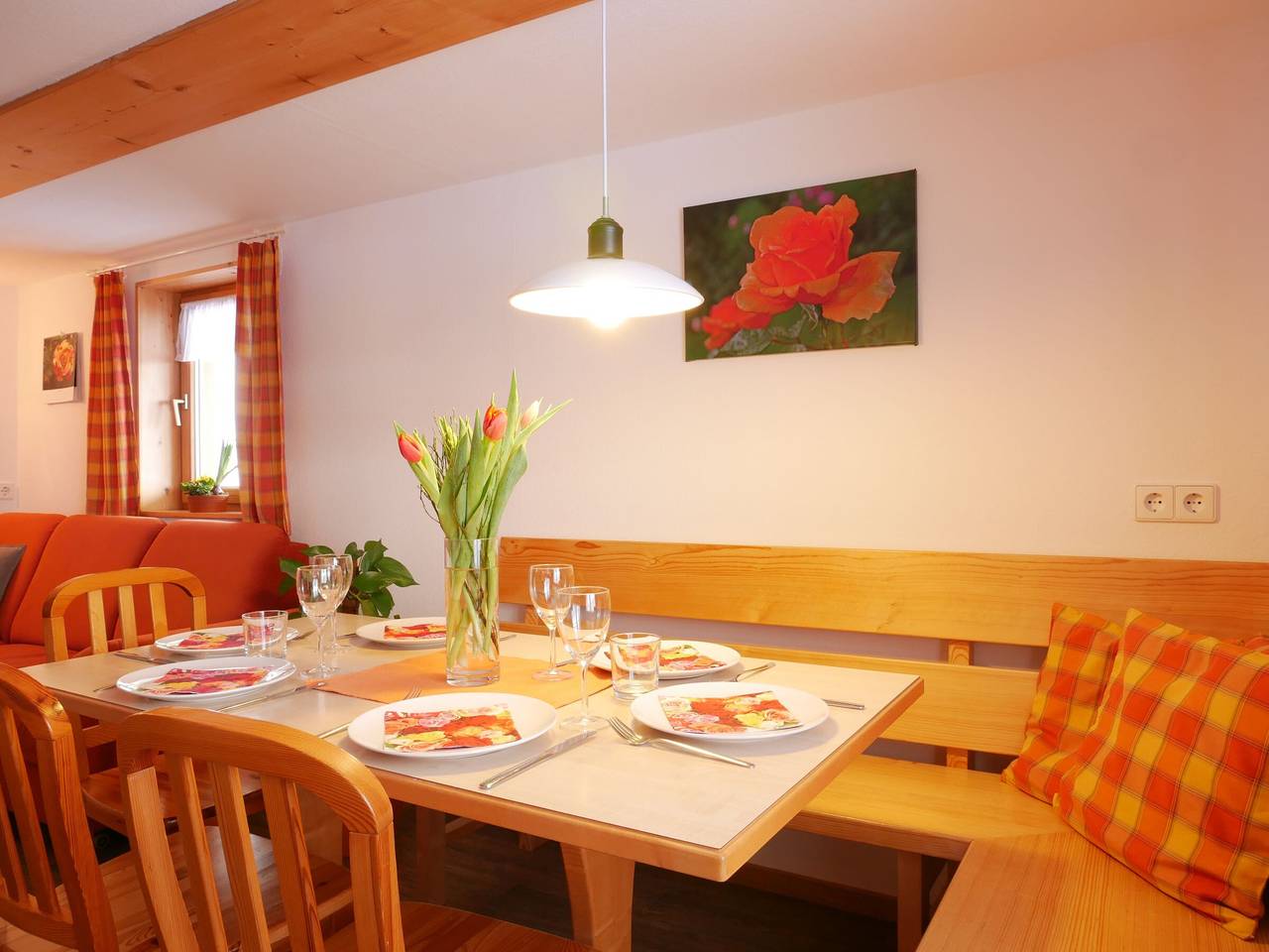Ganze Wohnung, Ferienwohnung 'Rose' mit Gemeinschaftsgarten, Balkon und Wi-Fi in Weilheim, Südschwarzwald