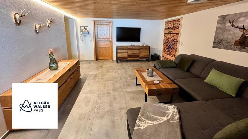Ferienwohnung für 4 Personen, mit Terrasse und Garten in Oberreute