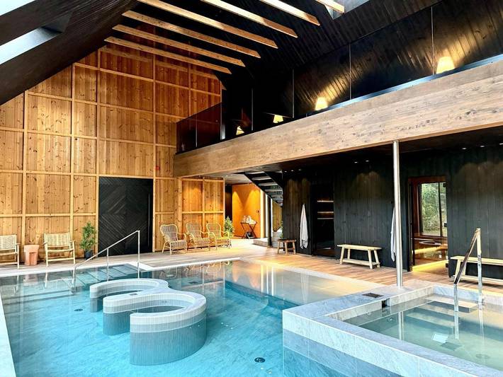 Bungalow für 2 Personen, mit Terrasse und Garten sowie Pool und Sauna in Estland