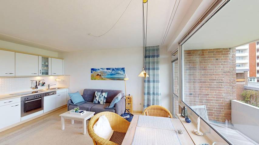 Ferienwohnung für 2 Personen, mit Seeblick und Pool sowie Sauna und Balkon, mit Haustier auf Föhr - 3