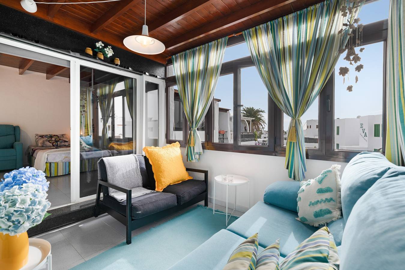 Geheel appartement, Vakantiewoning "Vacacional Puerto del Carmen" met zeezicht, terras & Wi-Fi in Puerto del Carmen, Tías