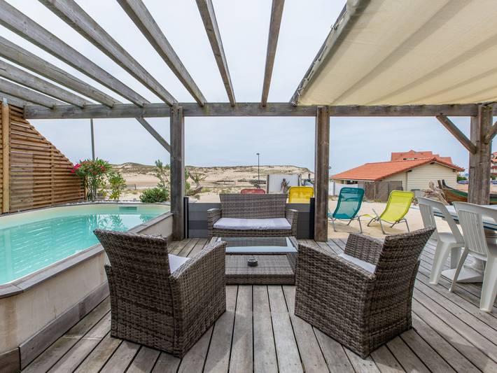 Location de vacances pour 8 personnes, avec jardin et terrasse à Vieux-Boucau-les-Bains - 2