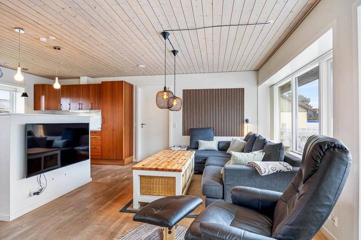Ruhiges Ferienhaus (4 Pers.): Whirlpool, Terrasse mit Zaun, 2 Hunde in Nymindegab, Varde
