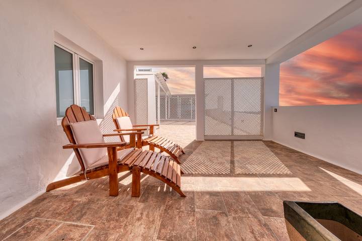 Apartamento rural para 2 personas, con piscina y terraza en Mácher