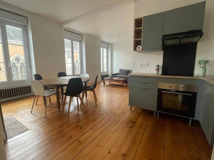 Appartement de vacances pour 6 personnes, avec jardin