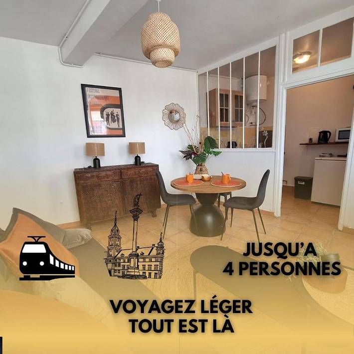 Appartement de vacances pour 4 personnes, avec vue
