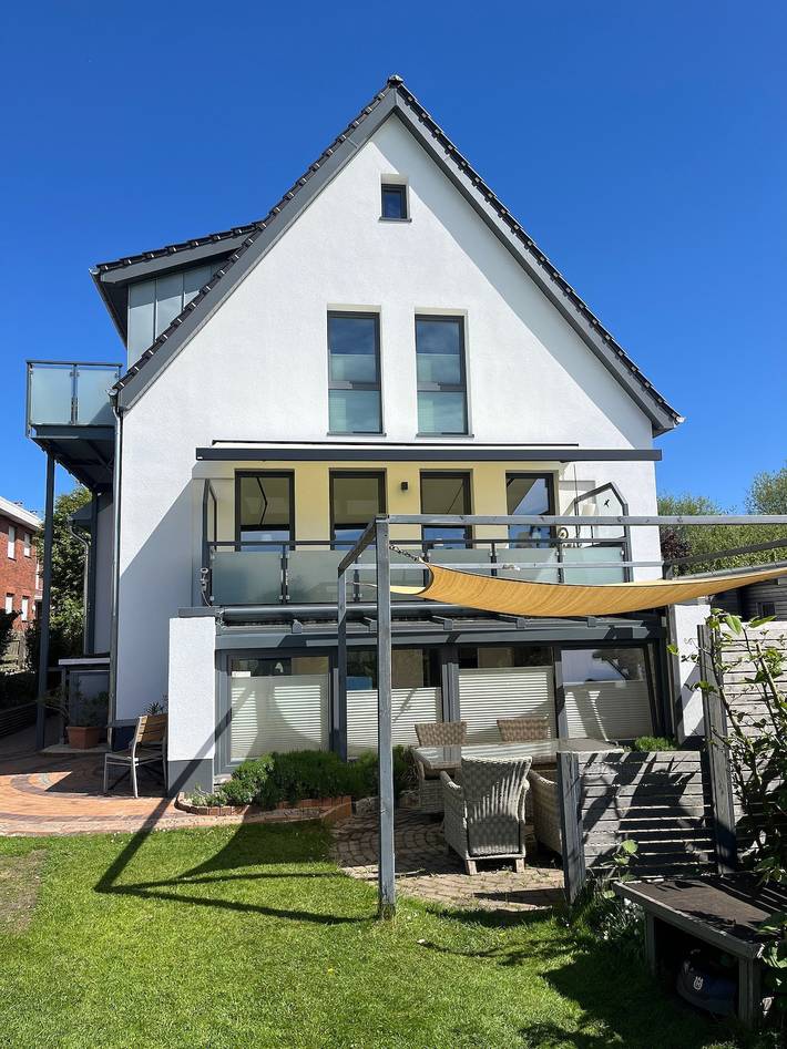 Ferienwohnung für 2 Personen, mit Terrasse und Garten sowie Sauna