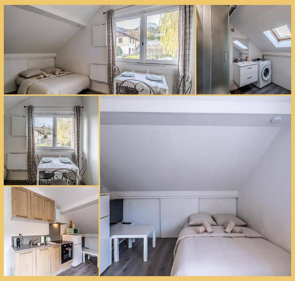 Appartement entier, Studio Apartment in Étrembières, Région de Saint-Julien-en-Genevois