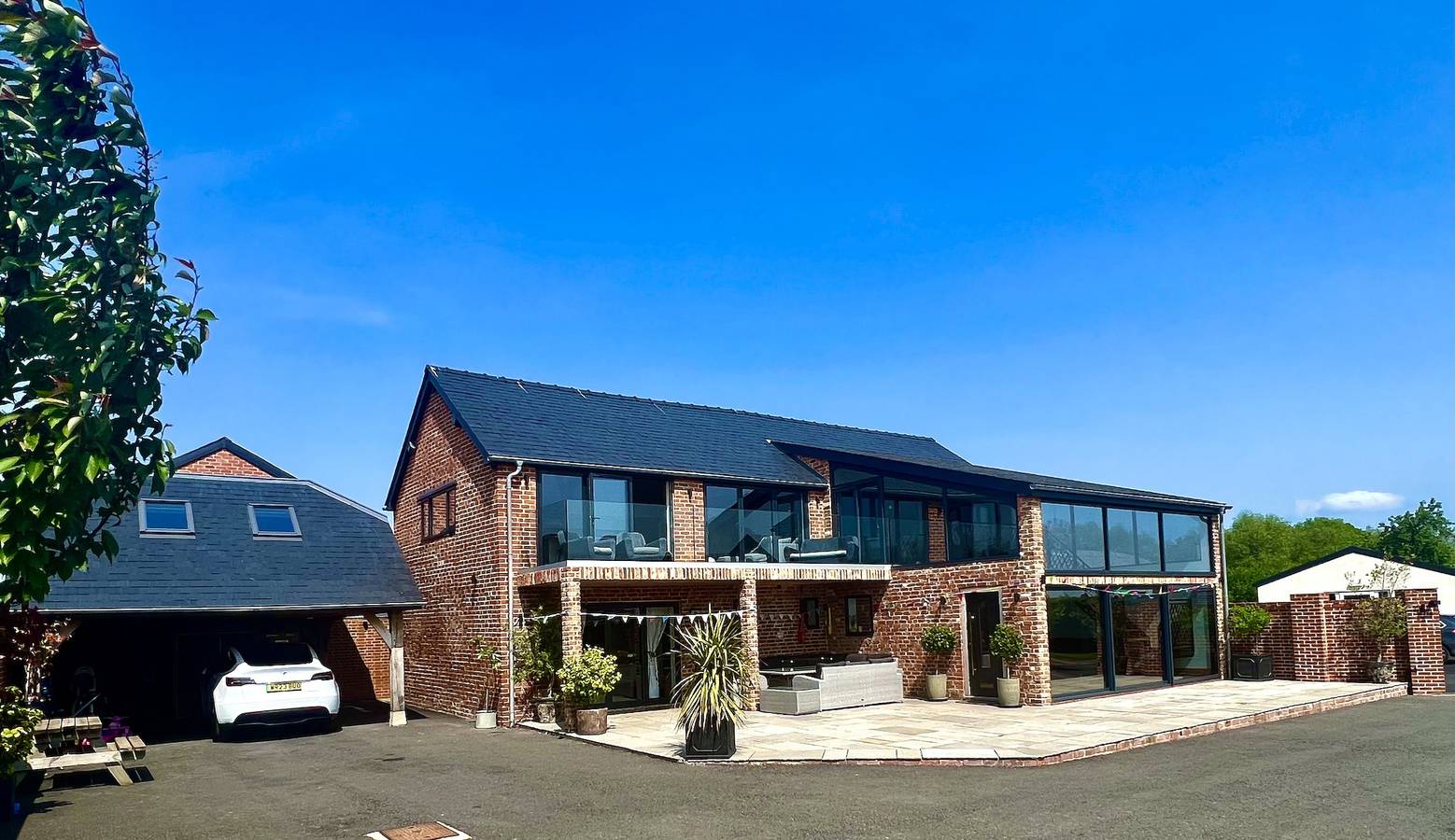 Open plan barn conversion in Herefordshire in Herefordshire