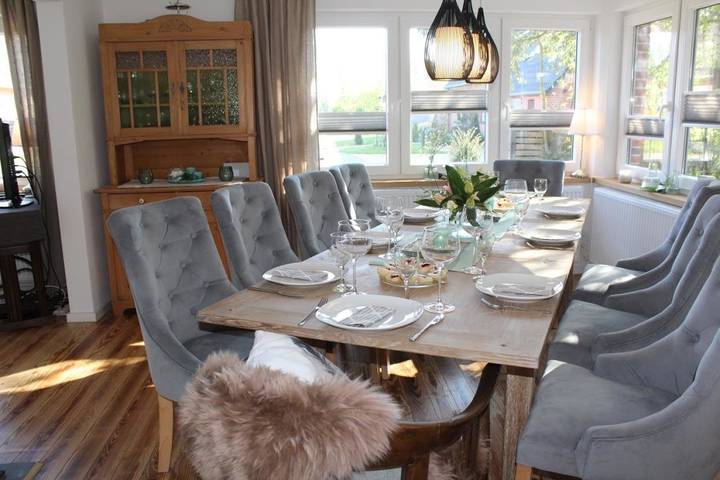 Ferienhaus für 10 Personen, mit Terrasse und Garten sowie Sauna in Osterhever - 2