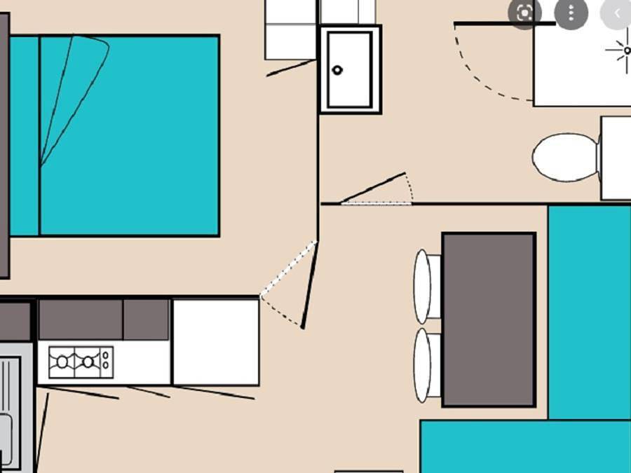 Camping Paradis - La Ferme Erromardie - Mobilheim 2 personen - Mendia in Saint-Jean-de-Luz, Bayonne und Umgebung