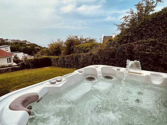 Maison de campagne pour 15 personnes, avec jardin ainsi que sauna et vue sur l’océan à Donville-les-Bains - 4