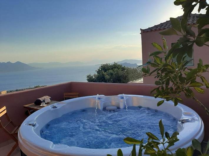 Location de vacances pour 4 personnes, avec jardin et vue, animaux acceptés dans Perdika - 4