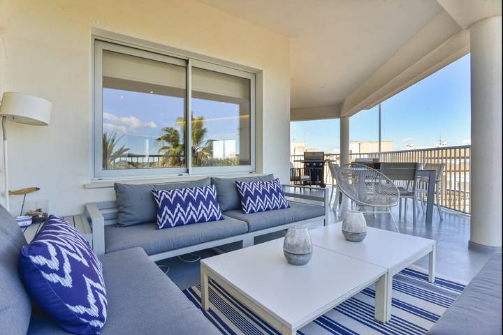 Ferienwohnung für 5 Personen, mit Meerblick und Balkon, kinderfreundlich in Ses Salines - 4