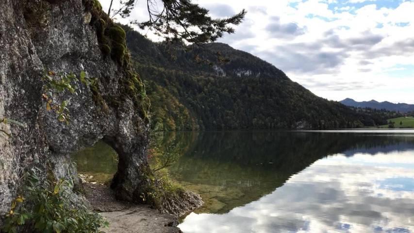 Ferienwohnung für 4 Personen, mit Garten und Ausblick sowie Seeblick, kinderfreundlich in Füssen - 2