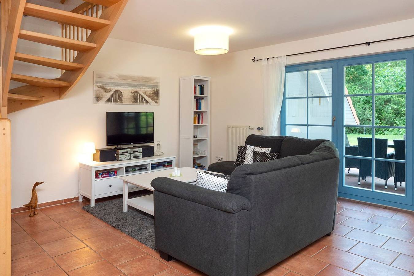 Komfortable Doppelhaushälfte mit Terrasse, Gartenblick und Pool in Zingst in Zingst, Fischland - Darß - Zingst