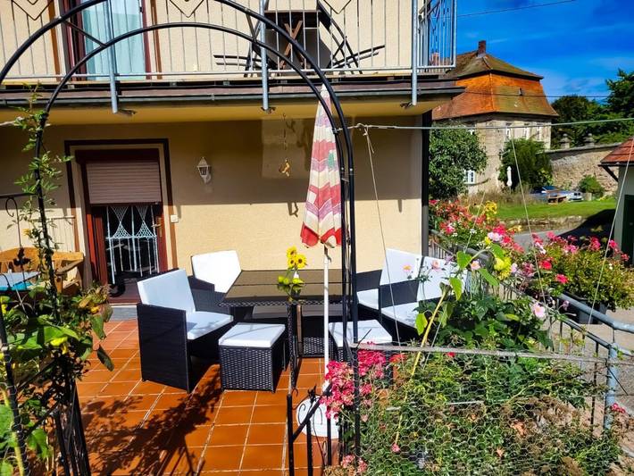 Ferienhaus für 5 Personen, mit Balkon und Terrasse sowie Ausblick