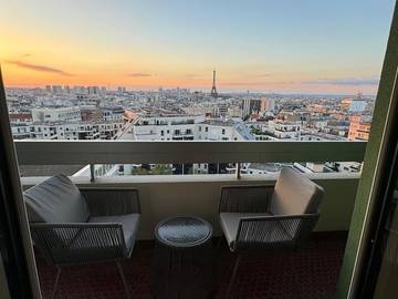 Gîte pour 2 personnes, avec balcon et vue, animaux acceptés dans Gare Montparnasse