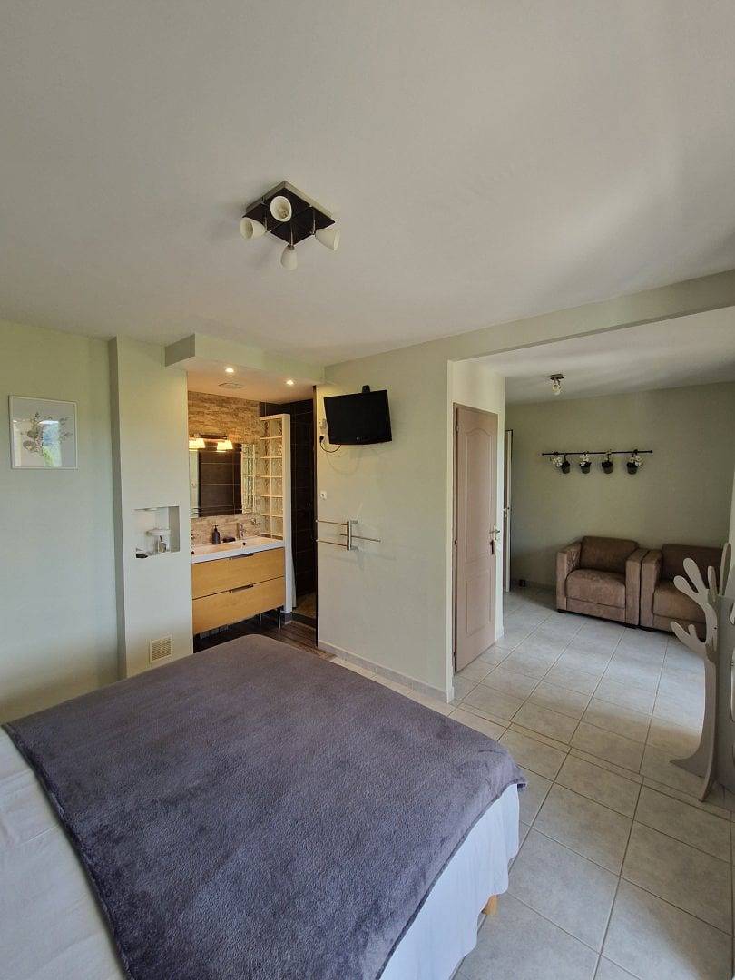 Les Restanques de Camélie - Chambre Acampadis in Saint-Thomé, Privas