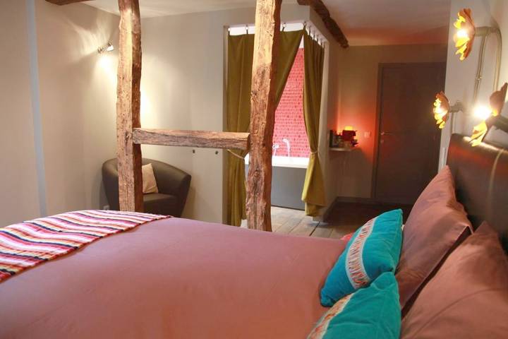 Location de vacances pour 2 personnes, avec jardin et vue, adapté aux familles dans Harre - 4