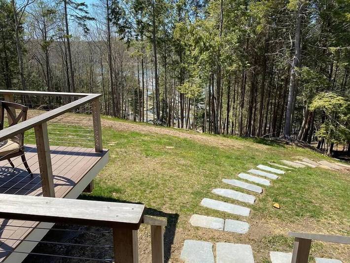 Appartamento per 3 persone, con sauna e balcone nonché giardino in Maine