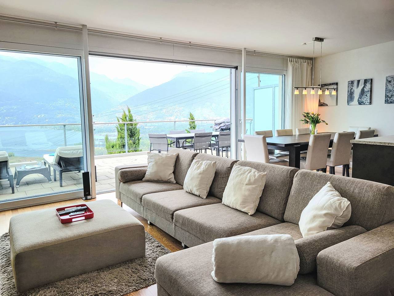Ganze Wohnung, Splendid Maggiore View in Gambarogno, Lago Maggiore (Schweiz)