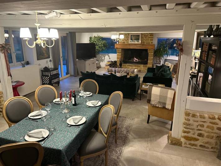 Location de vacances pour 7 personnes, avec vue et jardin à Crouttes - 4