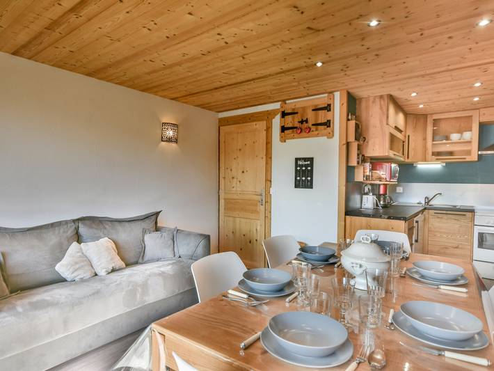 Appartement entier, T2 + Coin Nuit, Balcon, Proche Pistes et Centre, Idéal 6 Pers in Les Gets, Les Portes du Soleil