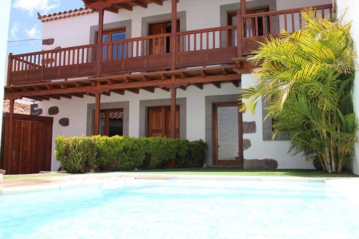 Villa für 4 Personen, mit Garten und Ausblick sowie Pool auf den Kanaren - 4