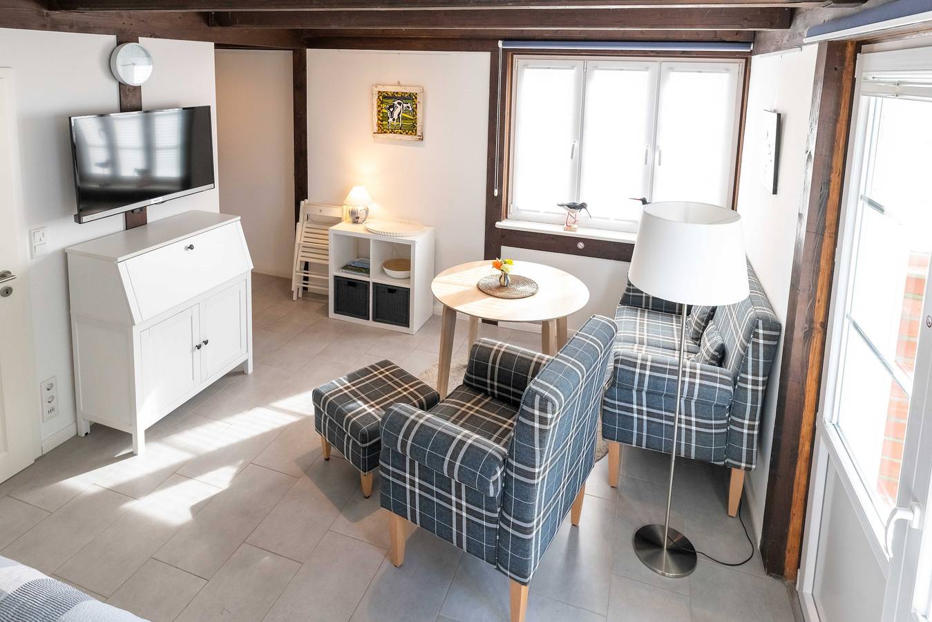 Ganzes Studio, Studio 'Sonnenmond' mit privater Terrasse und Wi-Fi in Pellworm, Nordseeküste