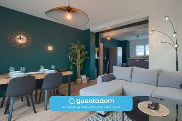 Gîte pour 6 personnes, avec balcon, adapté aux familles à Laval