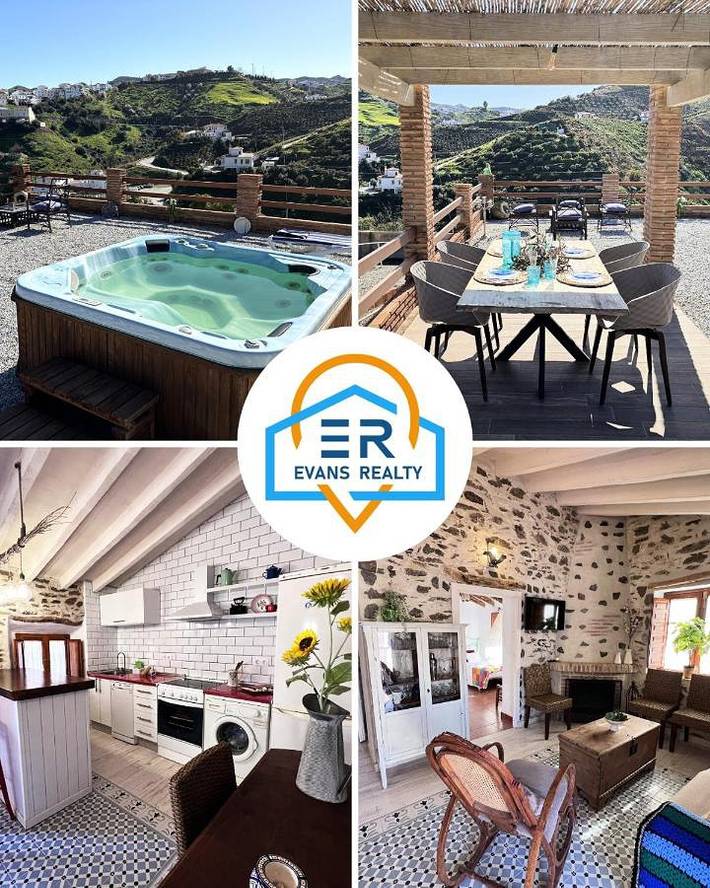 Casa rural para 5 personas, con vistas y jardín, Se admiten mascotas en El Borge