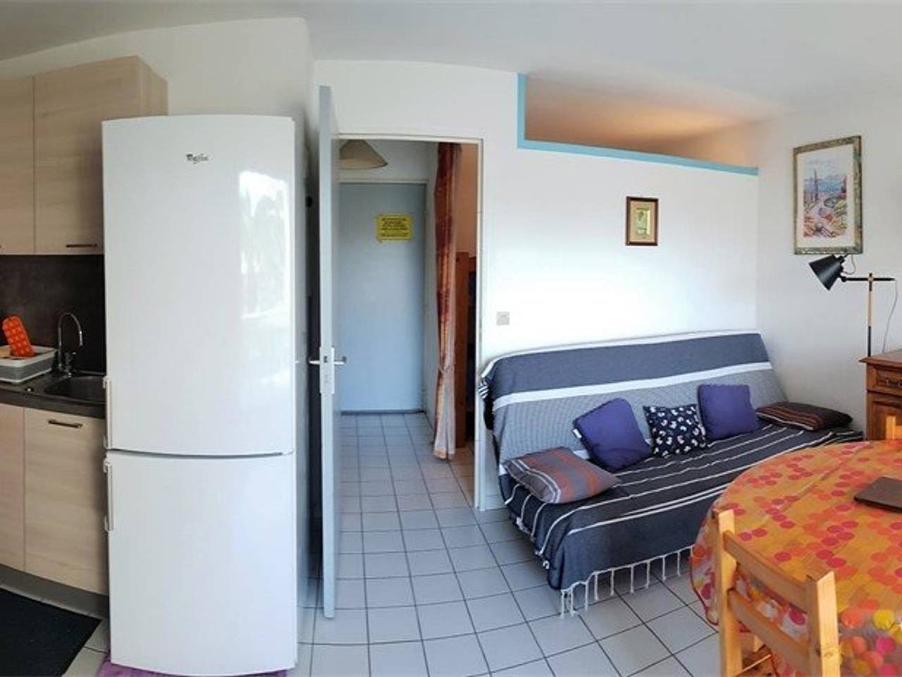 Appartement entier, Appartement 2 Pièces Cabine 6 Pers. près Plage - Parking, Climatisation in Côte Vermeille, Argelès-sur-Mer