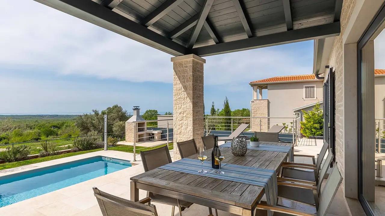 Villa für 8 Personen (183 m²) in Višnjan in Visignano (Općina), Istria centrale