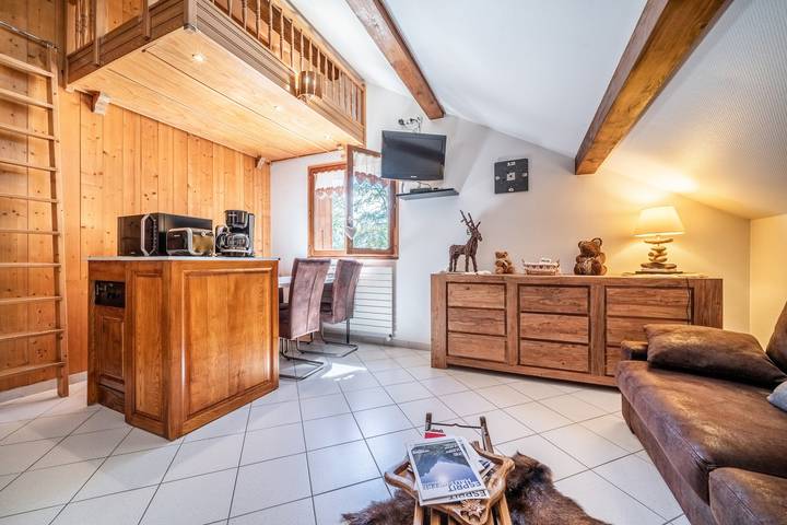 Studio entier, Studio 'Au Rêve Savoyard 6' avec vue montagne, pour  4 personnes in Station de Morillon, Grand Massif