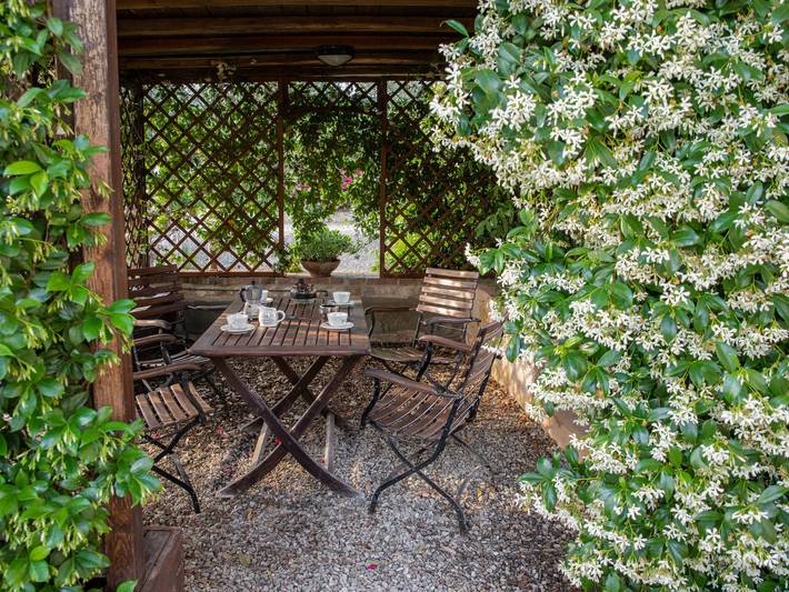 Location de vacances pour 4 personnes, avec jardin ainsi que vue et terrasse, animaux acceptés à Colle di Val d'Elsa - 4