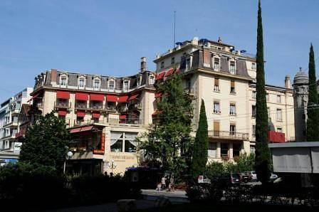 J5 Hotels Helvétie Montreux - Einzelzimmer, Dusche/wc in Montreux, Genfer See