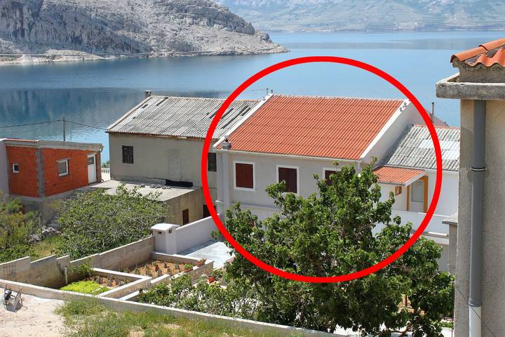 Appartamento intero, Appartamento di due stanze vicino alla spiaggia Metajna (Pago - Pag) -c in Metajna, Pag