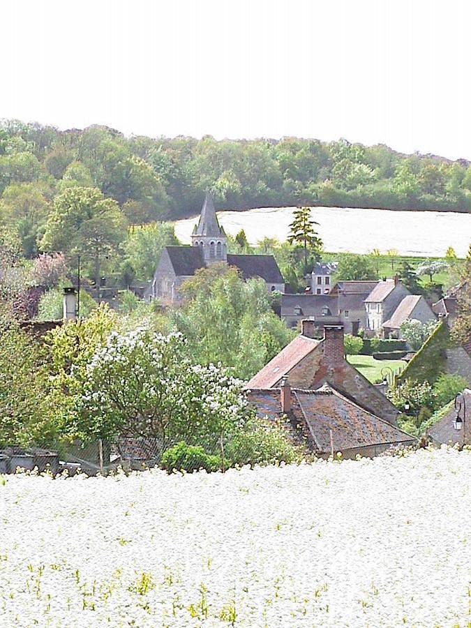 Gîte pour 7 personnes, avec vue sur le lac ainsi que jardin et vue dans Reilly