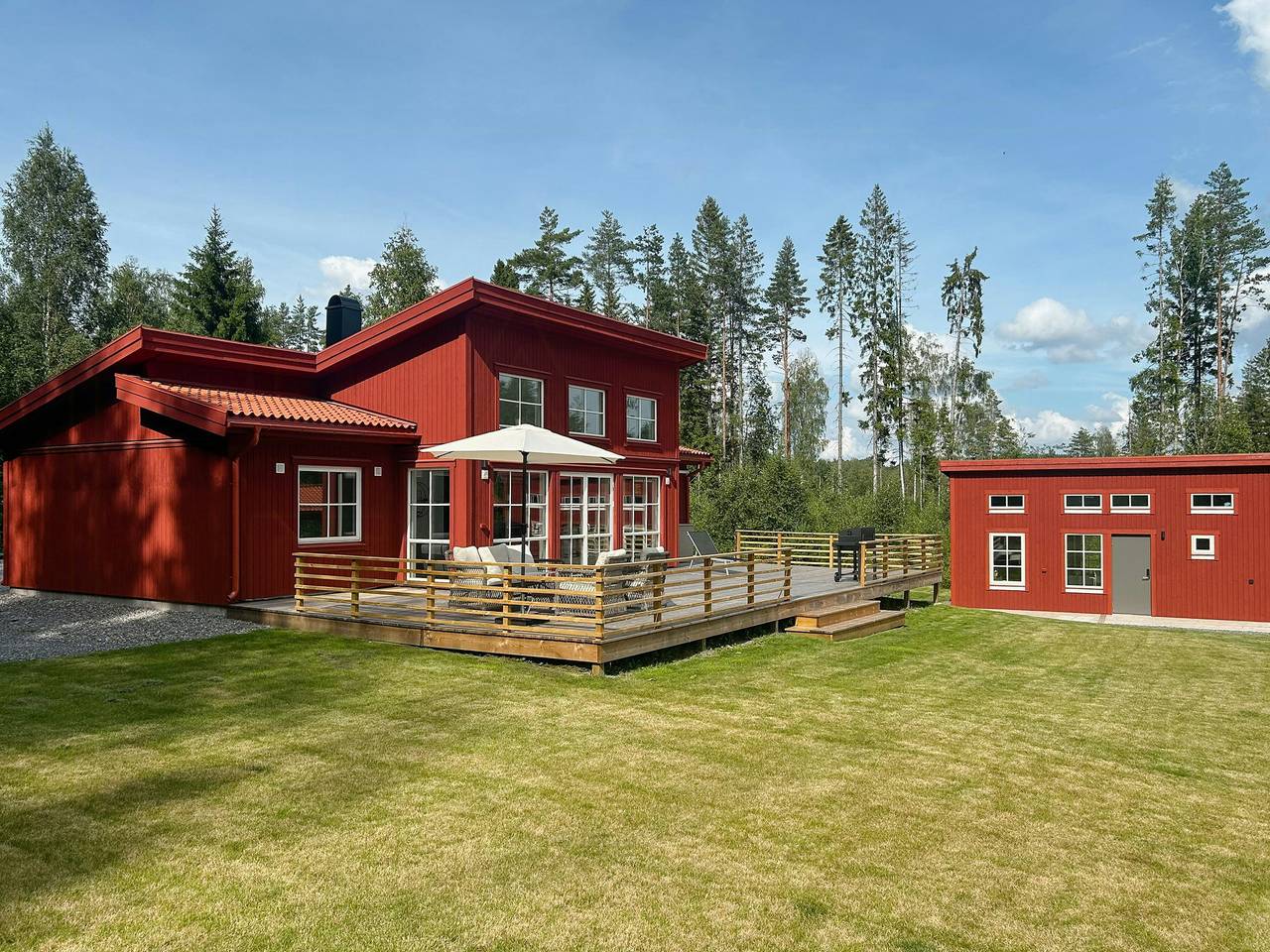 Moderne Villa im historischen Pershyttan in Örebro und Umgebung