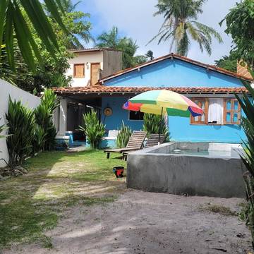 Maison d’hôte pour 2 personnes, avec jardin et piscine, animaux acceptés dans Ilha de Boipeba