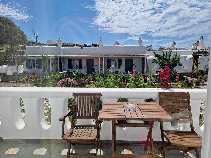 Appartement voor 4 personen, met terras en tuin op Mykonos