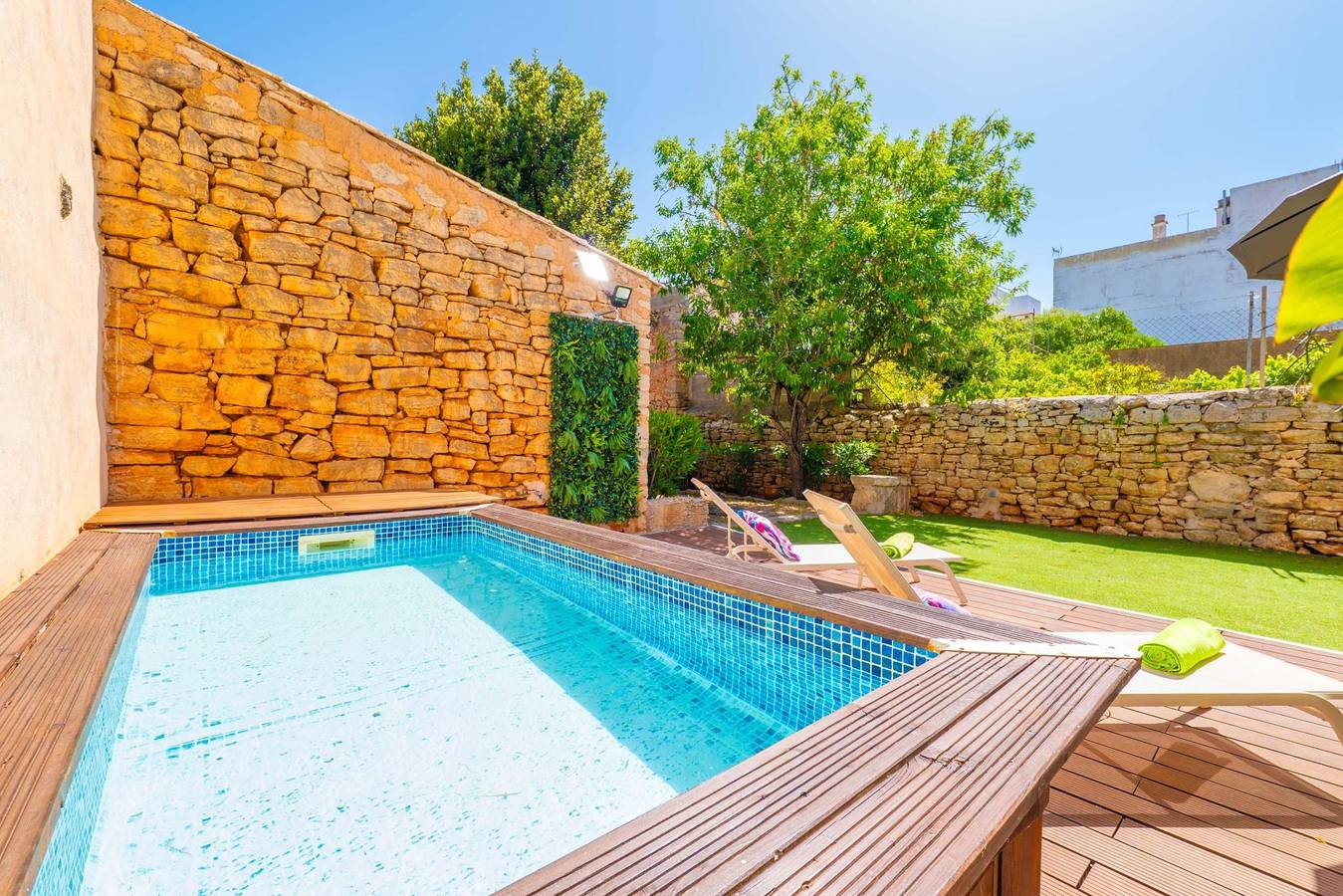 Bonito Mediterraneo - Charmantes Dorfhaus mit privatem Pool und kostenlosem Wlan in Santanyí, Mallorca Süden