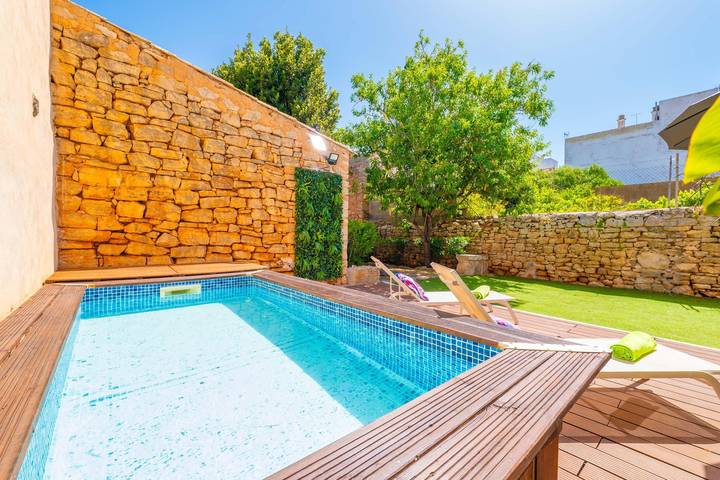 Bonito Mediterraneo - Charmantes Dorfhaus mit privatem Pool und kostenlosem Wlan in Santanyí, Mallorca Süden