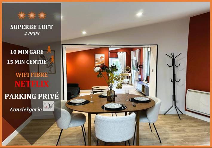Apartamento de vacaciones para 4 personas, con vistas y jardín - 1