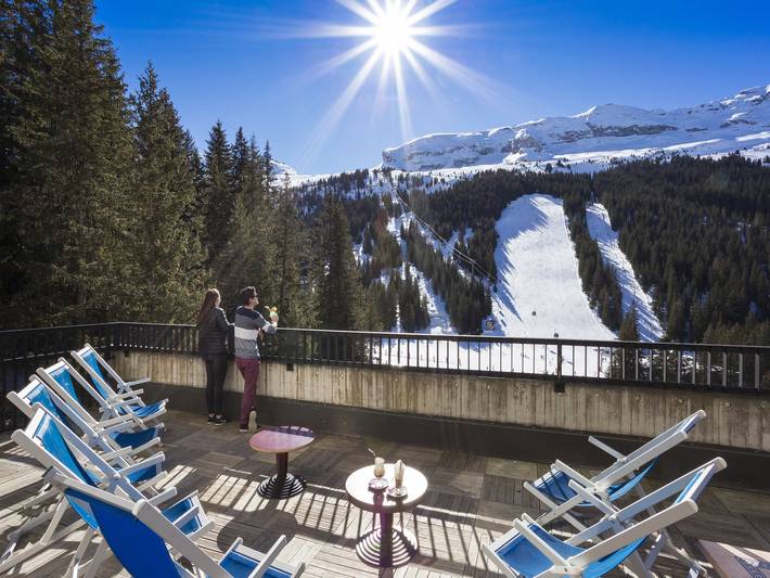 Gîte pour 3 personnes, avec piscine ainsi que sauna et balcon, adapté aux familles dans Office De Tourisme De Flaine Grand Massif - 3