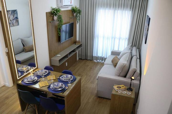 Casas e apartamentos de temporada para 3 pessoas, com jardim e vista em Bauru